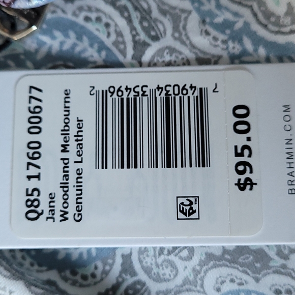 BRAHMIN bag and Wallet  , brand new with tags ,  Marlowe Woodland Melbourne - Picture 6 of 6